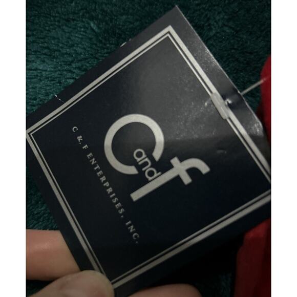 C&F Enterprises Inc Red Santa’s Little Helper 10”Pillow With Photo Insert Window - Picture 6 of 9